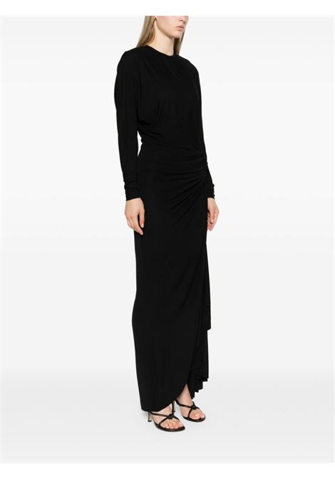 Black Helix side-slit maxi dress Christopher Esber - women CHRISTOPHER ESBER | 24023222BLK